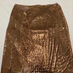 Paco rabanne draped skirt